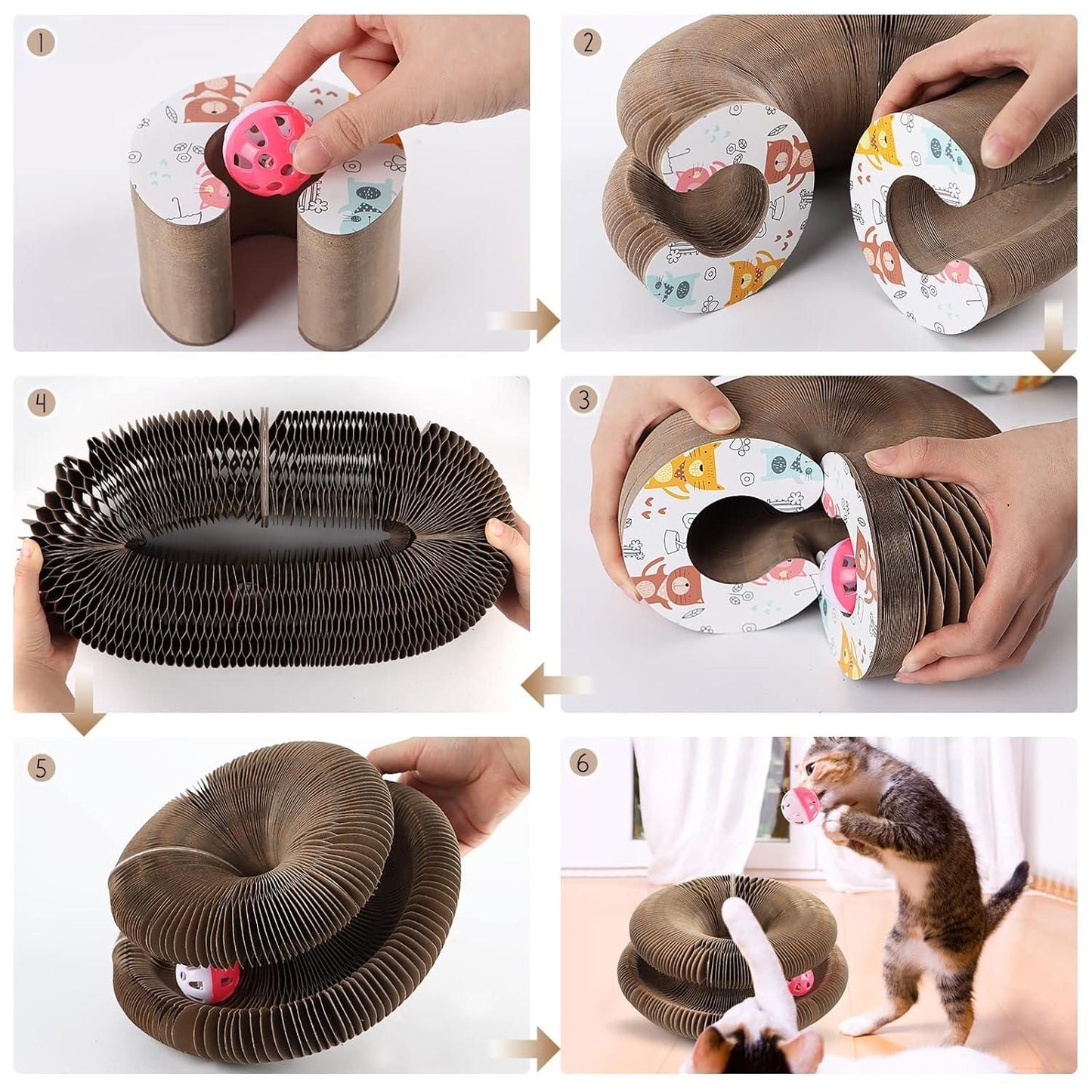 Cat Scratching Board Foldable Cat Scratcher